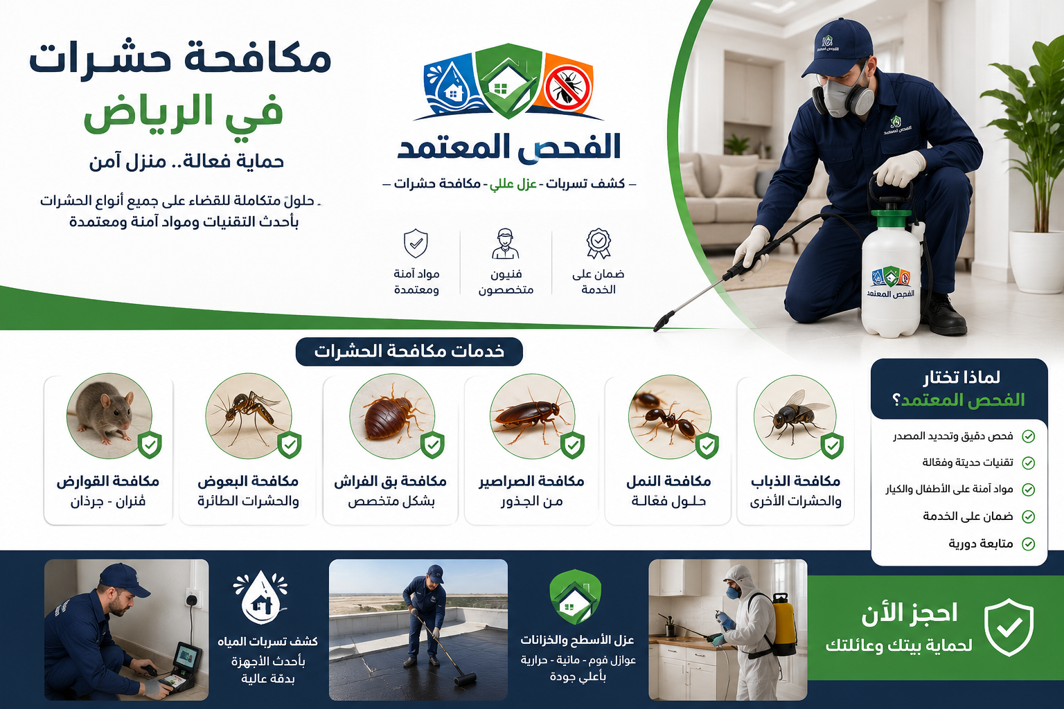 شركة مكافحة حشرات بالرياض